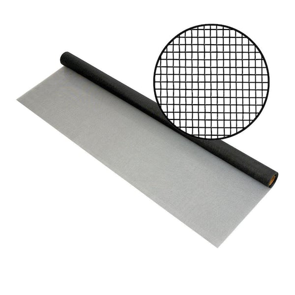 48 in. x 25 ft. Charcoal Fiberglass Screen Roll