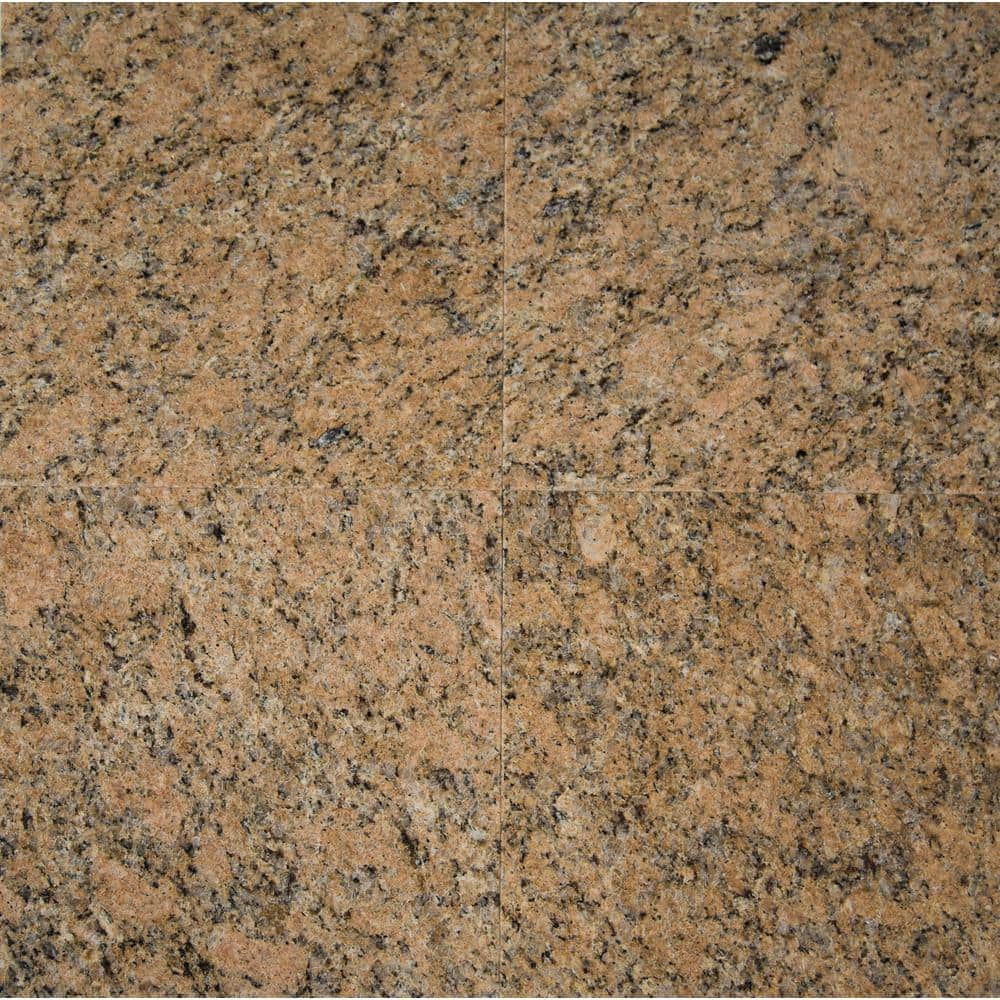 Giallo Veneziano 12 in. x 12 in. Polished Granite Floor and Wall Tile (10 sq. ft./Case) price history on PriceWatchPro