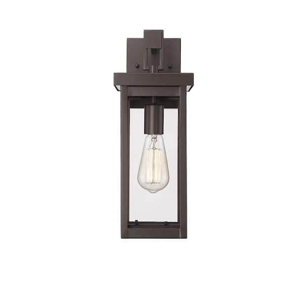 Millennium Lighting Barkeley 1-Light 6 in. Powder Coated Bronze Outdoor with Clear Glass