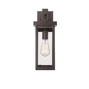 Barkeley 1 Light 6 in. Powder Coated Bronze Outdoor with Clear Glass