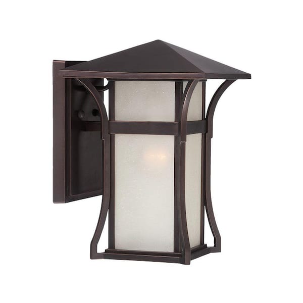 Acclaim Lighting Tahiti Collection 1-Light Outdoor Architectural Bronze Wall Lantern Sconce