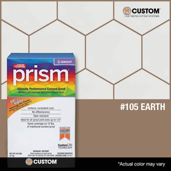 Prism #105 Earth 17 lb. Ultimate Performance Grout