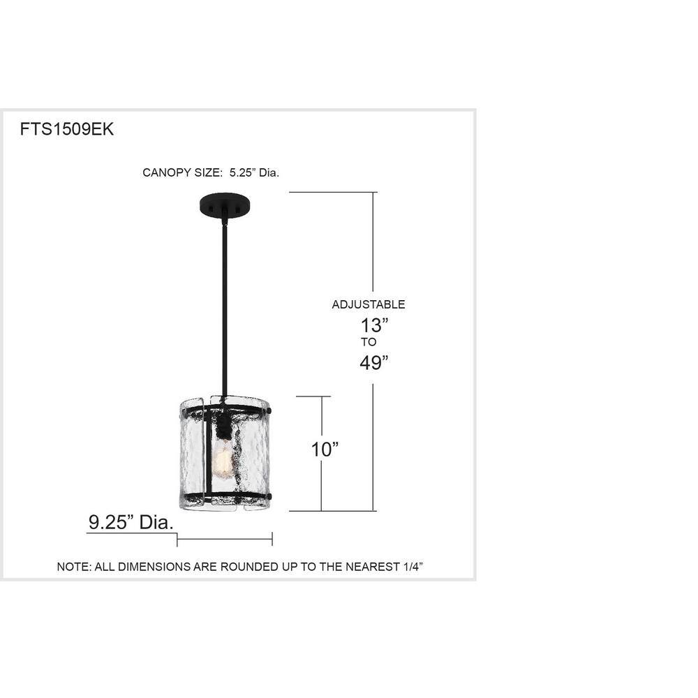 Brushed Nickel Glass Mini Pendant Light