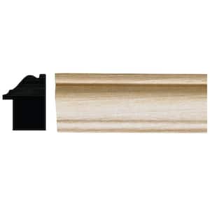 1-1/16 in. x 1-3/8 in. x 96 in. White Hardwood Colonial Backband Moulding