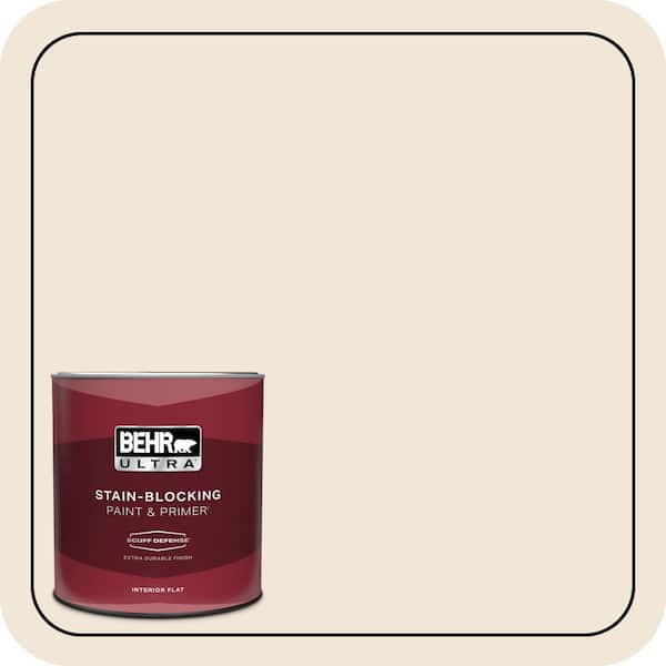 BEHR ULTRA 1 qt. Home Decorators Collection #HDC-FL14-1 Spooky Ghost Extra Durable Flat Interior Paint & Primer