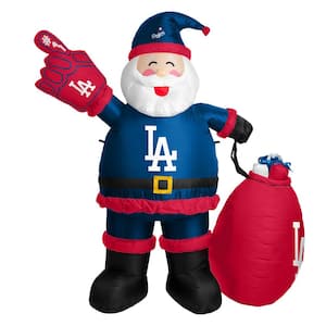 7 ft. LA Dodgers Santa Inflatable