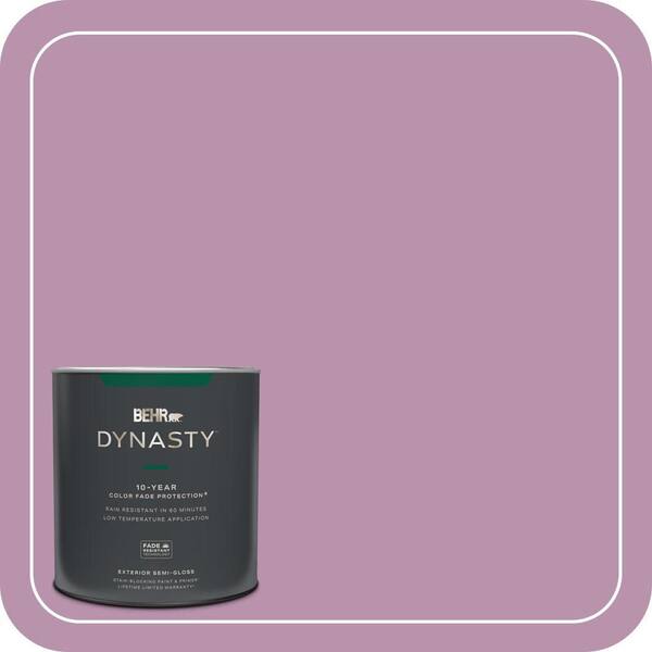 BEHR DYNASTY 1 qt. #680D-5 Bed of Roses Semi-Gloss Enamel Exterior Stain-Blocking Paint & Primer
