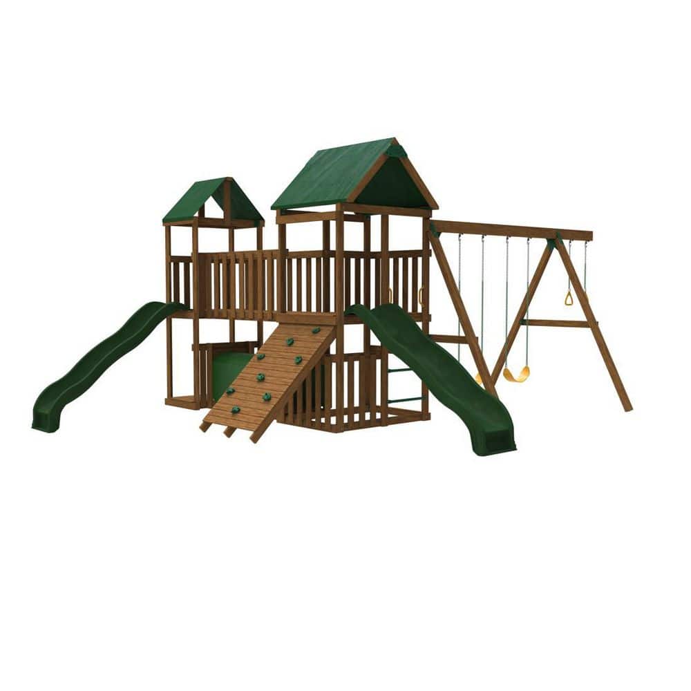 PlayStar Arcadia RTA Wooden Outdoor Playset for Kids KT 8223 KT