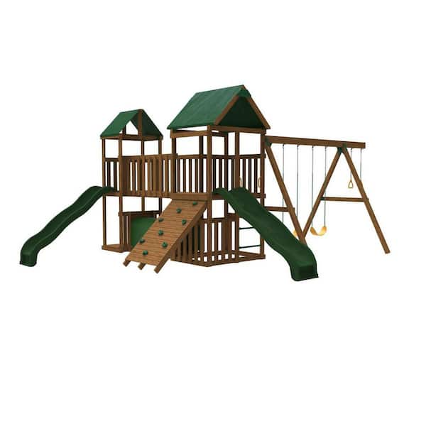 Arcadia RTA Wooden Outdoor Playset for Kids KT 8223