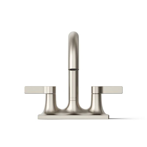 KOHLER Venza 4 in. Centerset Double Handle Bathroom Faucet in