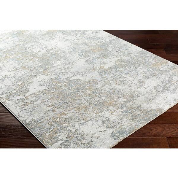 Bethesda Gray 5 ft. x 7 ft. Abstract Indoor Area Rug