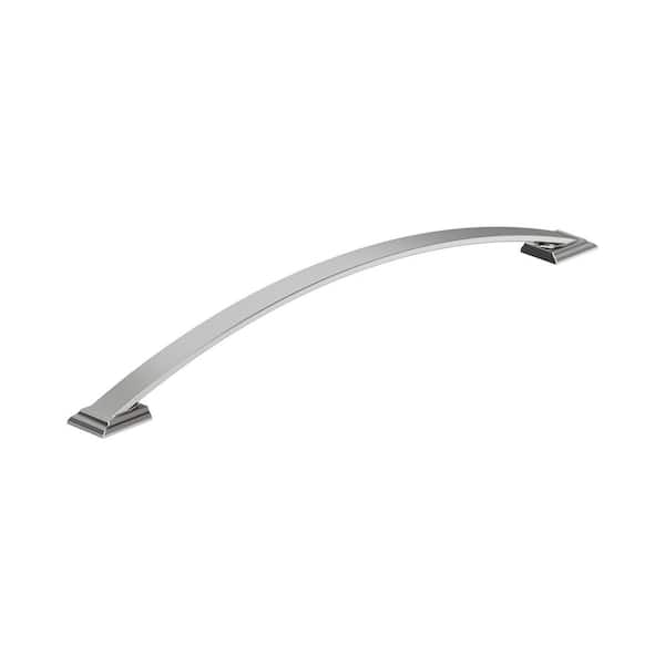 Candler 12-5/8 inch (320mm) Center-to-Center Polished Chrome Arch Cabinet Pull