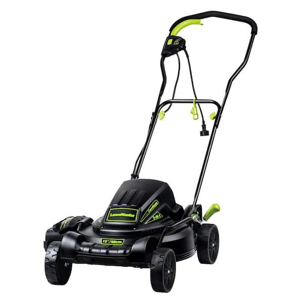 Lawnmaster 18 in. 10 Amp 2-in-1 Walk Behind Corded Electric Push Mower with Mulch and Side Discharge