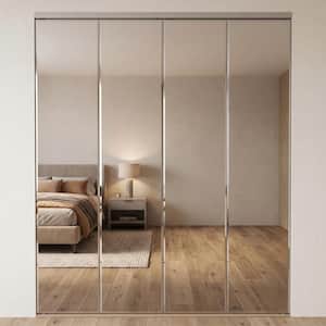 Impact Plus 48 in. x 80 in. Beveled Edge Mirror Solid Core MDF