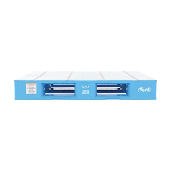 Vestil 47 in. x 40 in. x 7 in. Hygenic Rackable and Solid Top