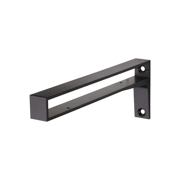 Dolle Sumo Belt 4.3 in. Black Aluminum Sumo Shelf Support (Set of 2)