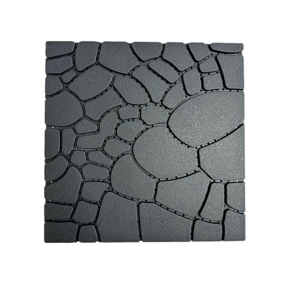 1 ft. x 1 ft. Dark Gray Stone Texture DIY Module Interlocking Composite Deck Tiles for Porch Poolside Balcony (44-Pack) price history on PriceWatchPro
