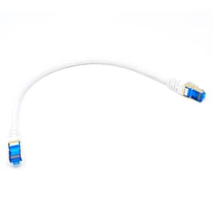 1 ft. CAT 7 Round High-Speed Ethernet Cable - White