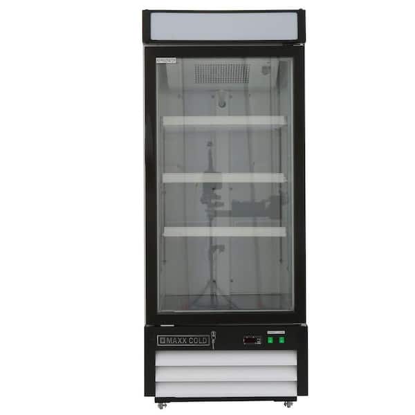Maxx Cold X-Series 12 cu. ft. Single Door Merchandiser Refrigerator in White