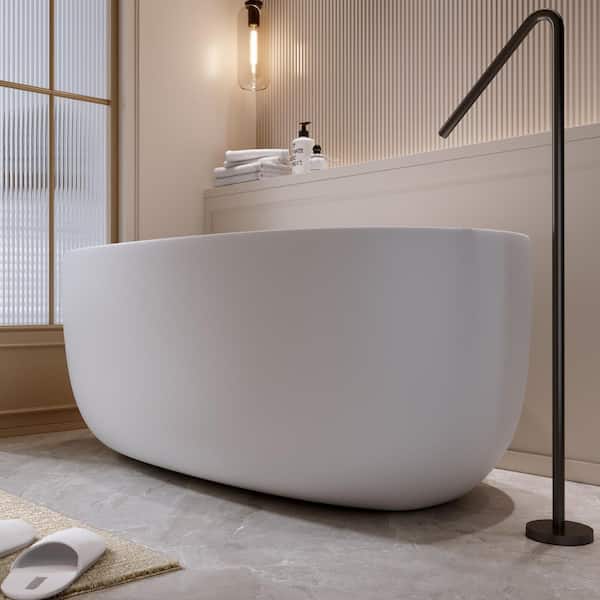 Xspracer Moray 47 in. x 25 in. Solid Surface Stone Resin