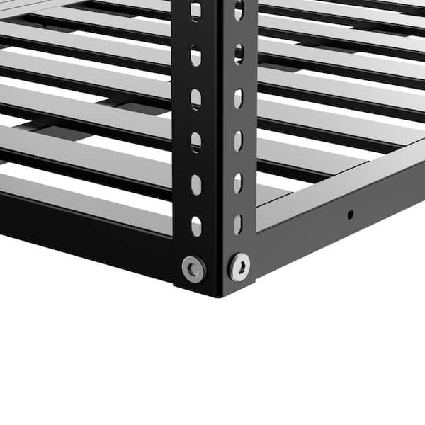 Karl home 36 in. D x 96 in. W Black in Adjustable Height Karl home 36 in. D x 96 in. W Black in Adjustable Height
