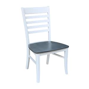 White/Gray Roma Dining Chairs (Set of 2)