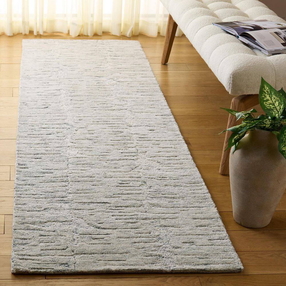 Pine 2 ft. x 8 ft. Gray Distressed Floral Runner Rug price history on PriceWatchPro