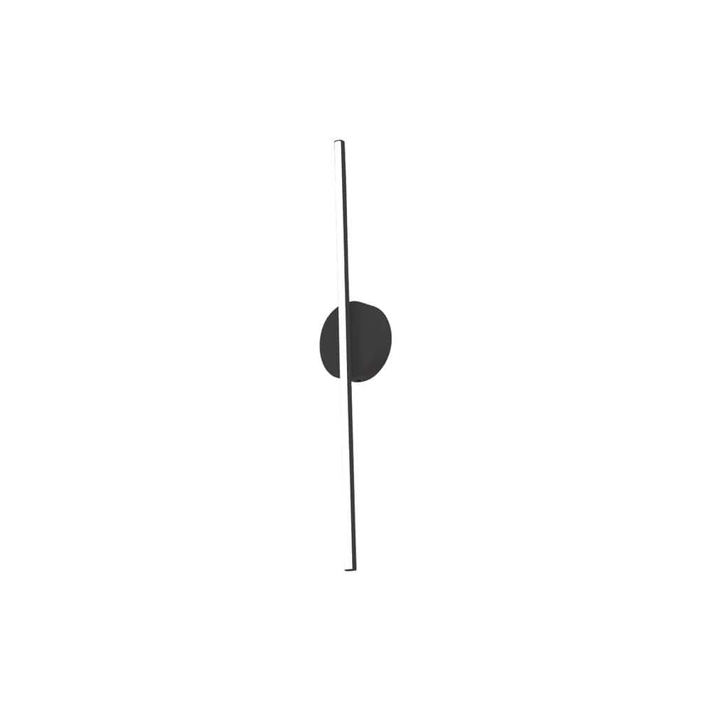 Chute 35-in 1 Light 15-Watt Black Integrated LED Wall Sconce price history on PriceWatchPro