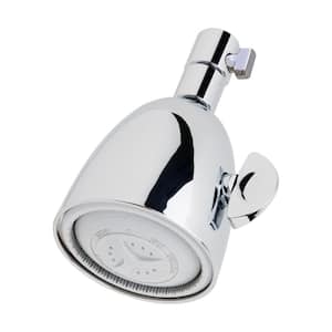 Super 1-Spray 3 in. Fixed Showerhead in Polished Chrome (1.5 GPM)