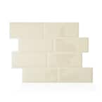Metro Gallino 11.56 in. W x 8.38 in. H Peel and Stick Self-Adhesive Decorative Mosaic Wall Tile Backsplash (4-Pack)