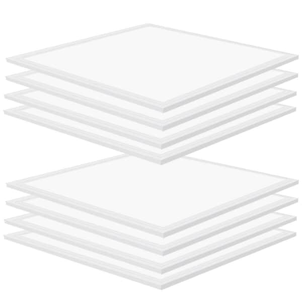2 ft. x 2 ft. 5800 Lumens Integrated LED Flat Panel Light, 5000K Daylight Dimmable Commercial Light for Office (10-Pack)