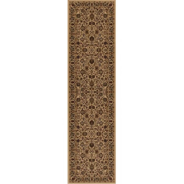 Concord Global Trading Persian Classics Mahal Ivory 2 ft. x 8 ft. Runner Rug