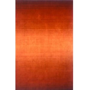 City Life Collection Paprika 2 ft. x 4 ft. Indoor Area Rug
