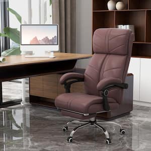 Brown Faux Leather Massage Chair