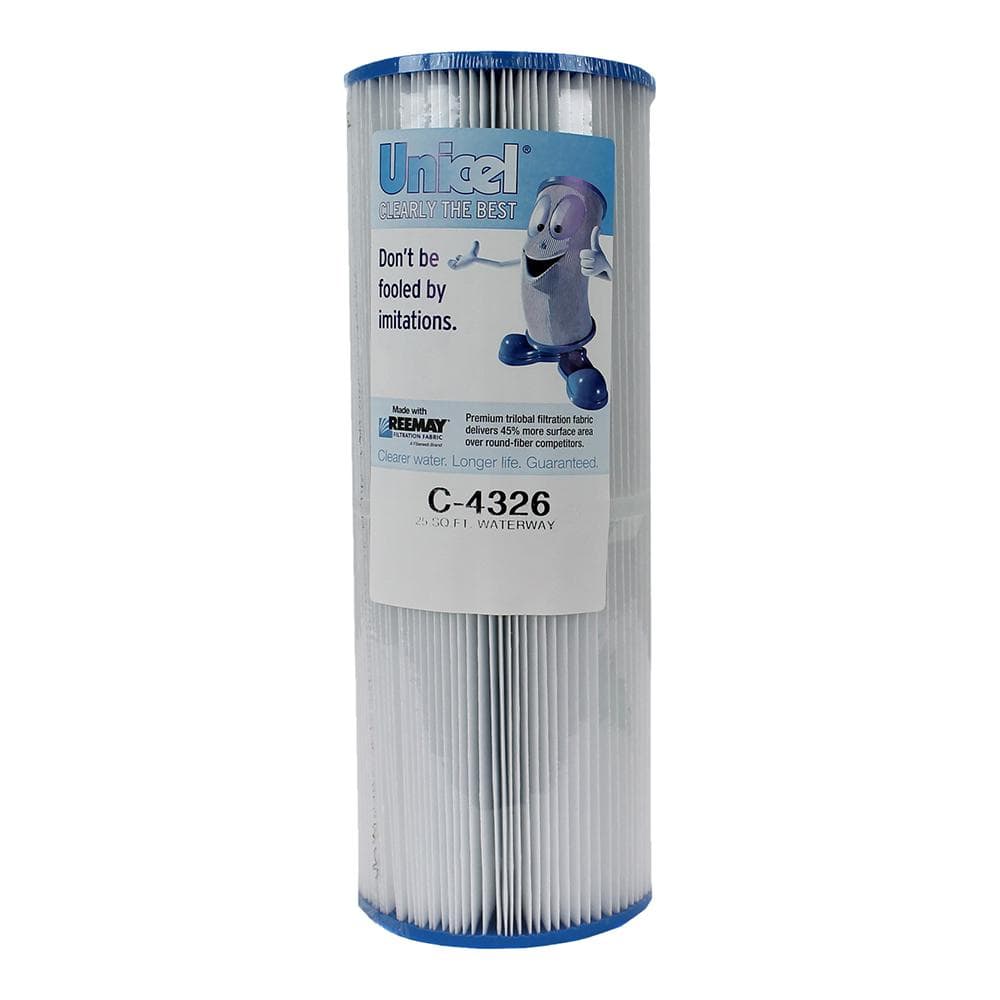 Unicel 4.94 in. Dia 25 sq. ft. Pool Replacement Filter Cartridge C4326