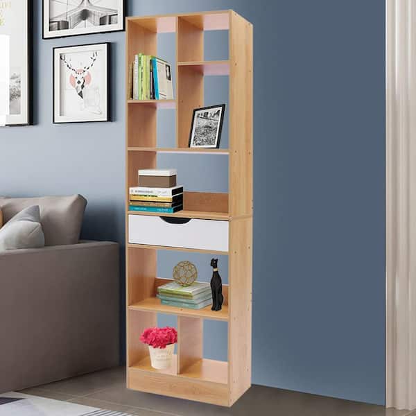 Stackable Cabinet Shelf Organizer Desk Space Saver Freestanding