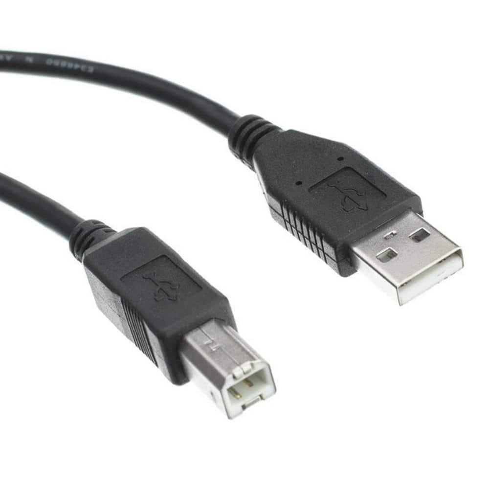 USB 2.0 TYPE A MALE TO TYPE B MALE PRINTER SCANNER CABLE