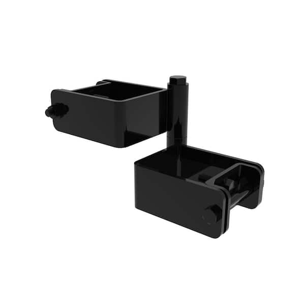 Estate Pro-Series 3 in. Gloss Black Steel Post Clamp