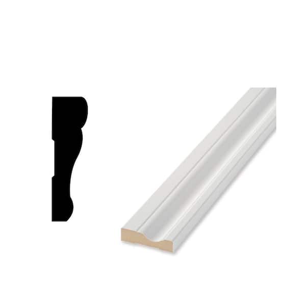 Woodgrain Millwork WG A214 - 5/8 in. x 2-1/4 in. x 168 in. Primed Wood Finger-Jointed Propack Casing Molding