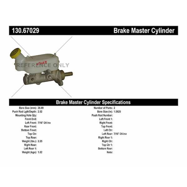 Centric Parts Brake Master Cylinder