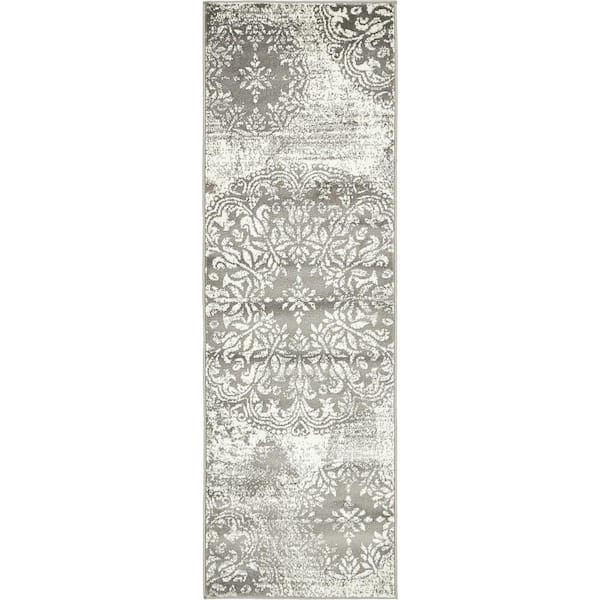 Sofia Grand Gray 2' 0 x 6' 7 Runner Rug