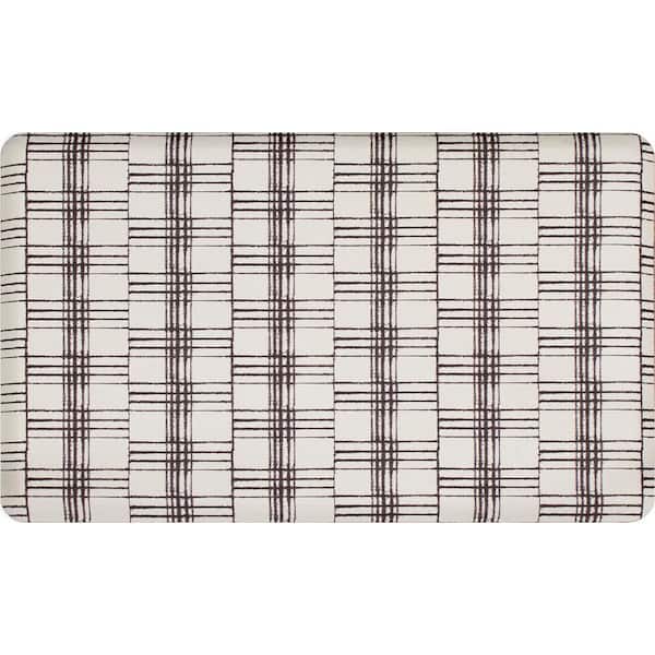 Rooney Taupe Indoor Anti-Fatigue Comfort Mat, 32 in. L x 20 in. W