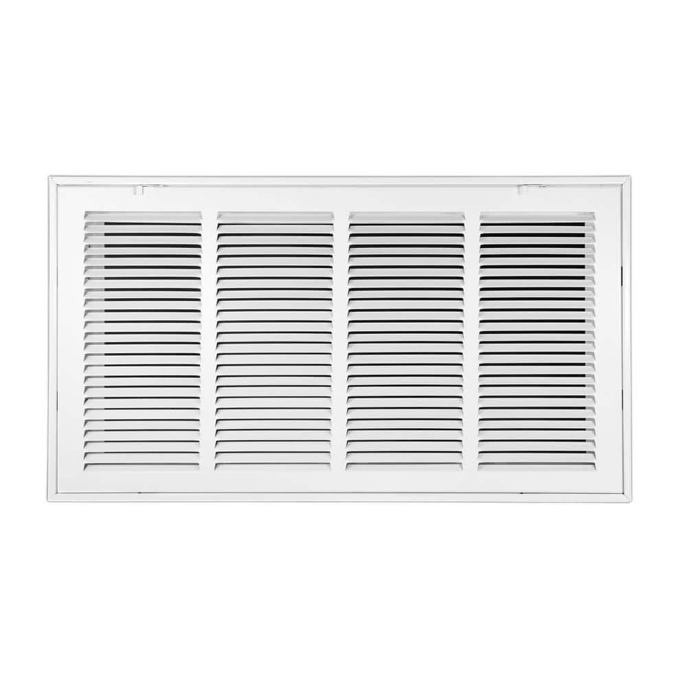 24 in. Wide x 14 in. High Return Air Filter Grille of Steel in White price history on PriceWatchPro