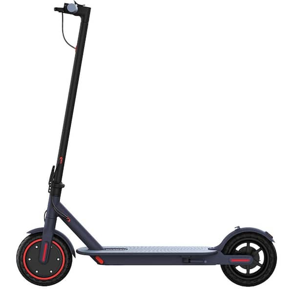 2-Wheel Gray Electric Scooter, Equipped with 350W Powerful Motor and High Capacity Battery, Lightweight and Portable