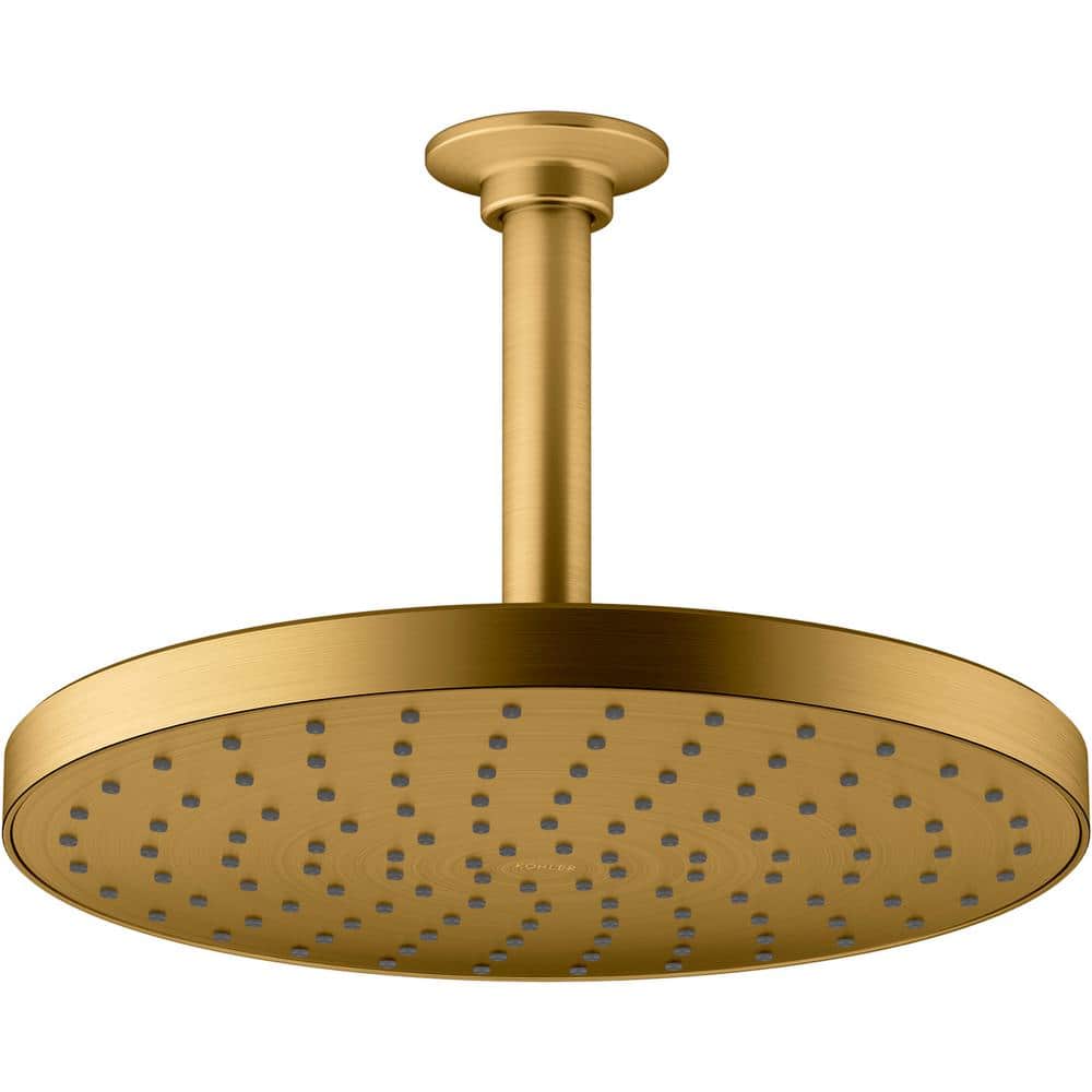 Vibrant Brushed Moderne Brass Kohler Fixed Shower Heads 76465 G 2mb 64 1000 