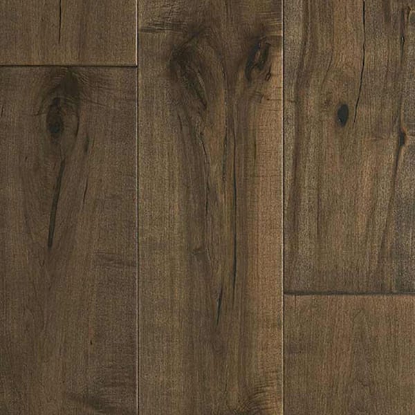 Malibu Wide Plank Pacifica Maple In T X In W Water Resistant Wire Brushed Engineered