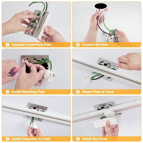 LED Track Rail Light Adjustable Picture Project Spotlight