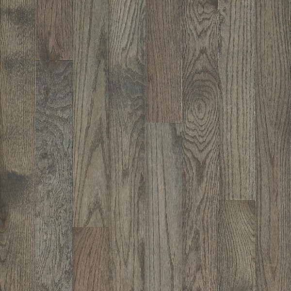 Bruce Plano Oak Gray 3 4 In Thick X, Solid Hardwood Flooring Grey