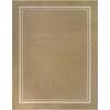 Hampton Bay Beige 9 ft. x 12 ft. Border Indoor/Outdoor Area Rug 3134749