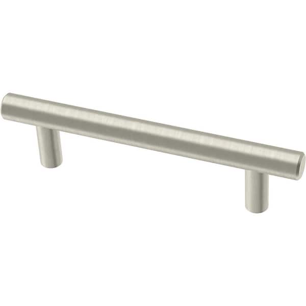 Franklin Brass Simple Bar 3-3/4 in. (96 mm) Modern Stainless Steel Cabinet Handle Drawer Pull